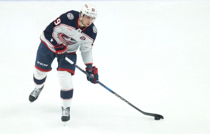 Columbus Blue Jackets Yegor Chinakhov's trade request has become public, but it was something GM Don Waddell has well aware of.